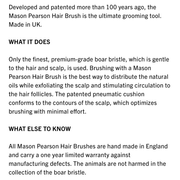 ❤️NWT Mason Pearson Premium Brushes - Picture 4 of 12